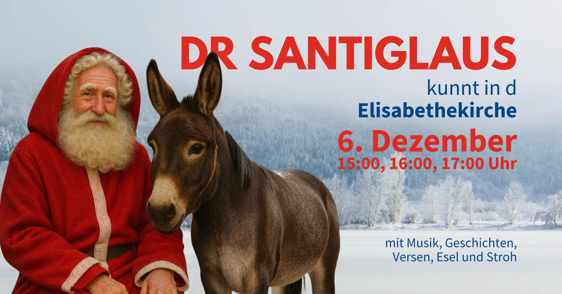 St. Nikolaus kommt in die Elisabethenkirche