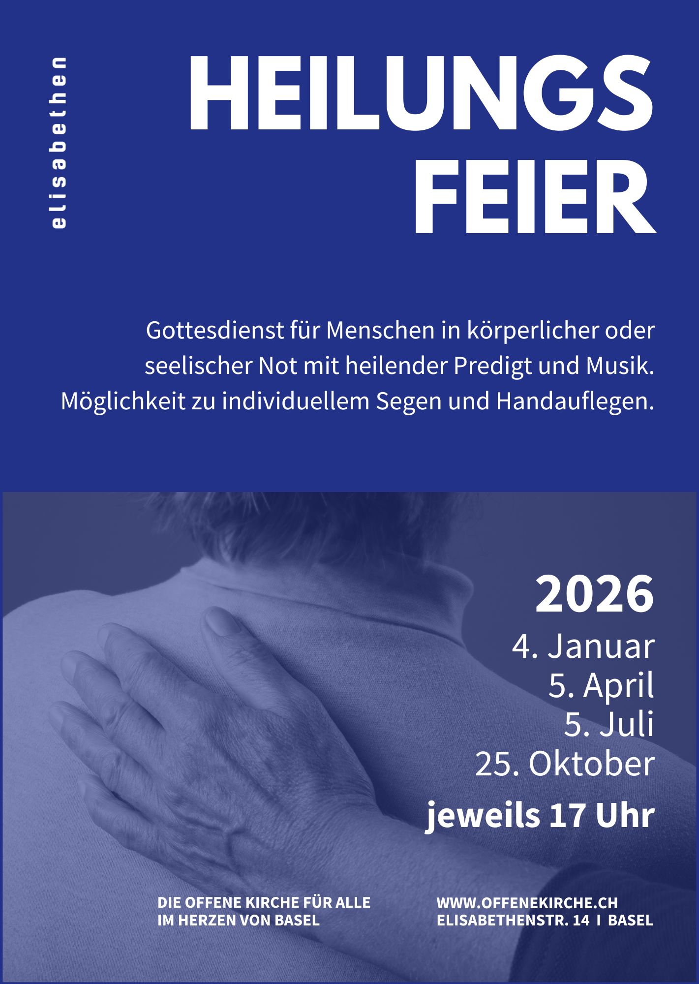 Heilungsfeier mit Handauflegen