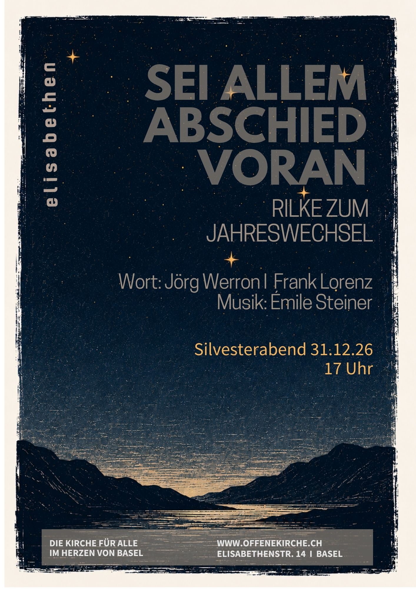 Silvesterabend – Rilke zum Jahreswechsel