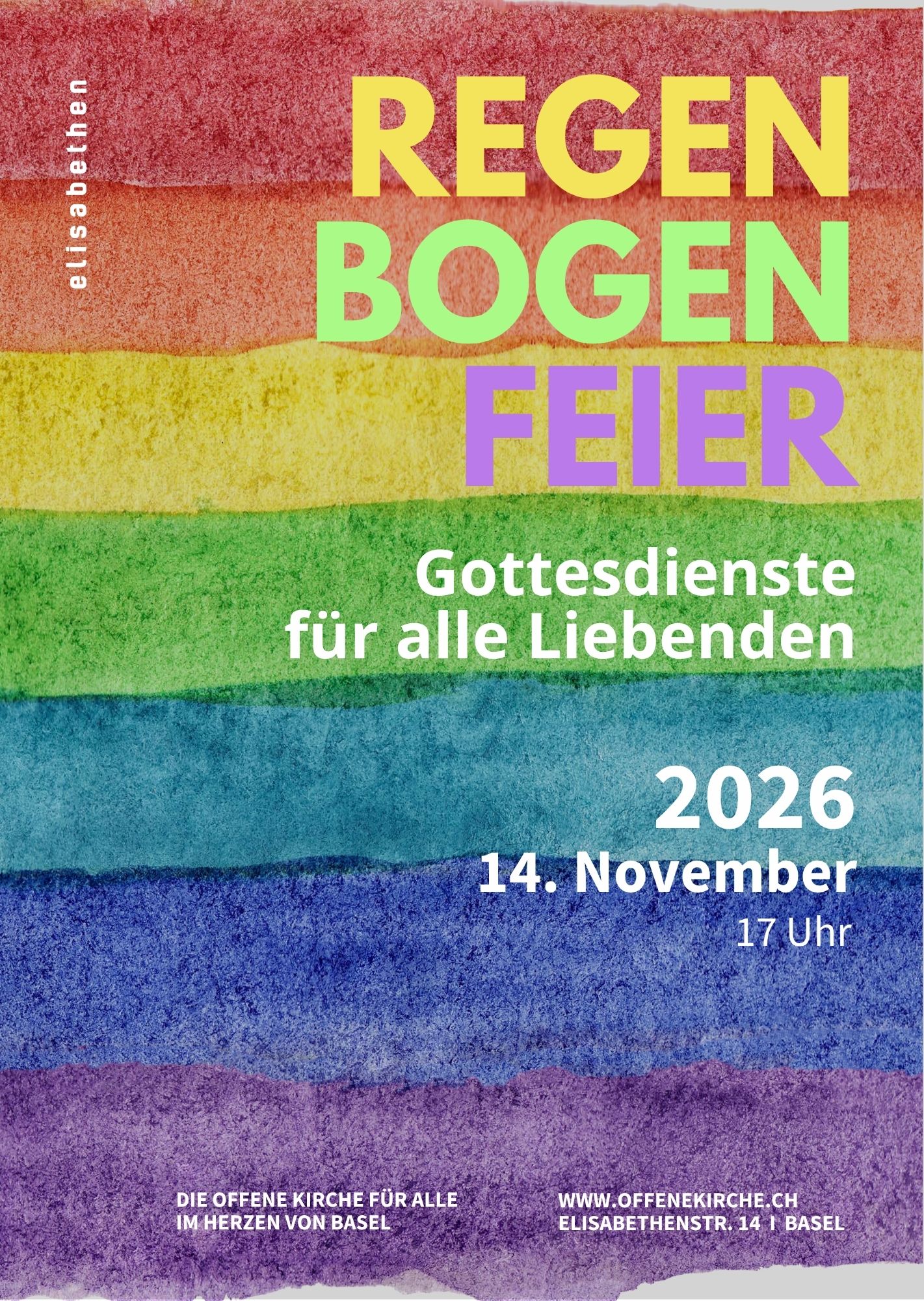 Regenbogenfeier mit Namenssegnung